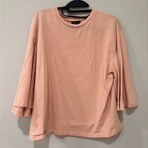 Who What Wear Blush Pink Blouse